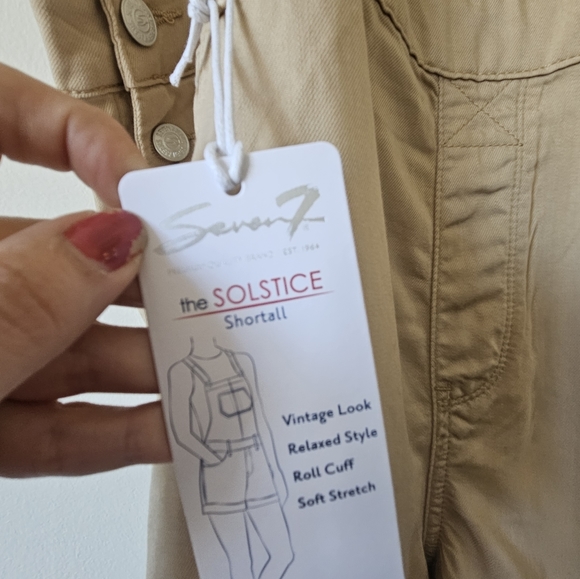 NWT Seven for all mankind the solstice khaki overalls - Picture 9 of 11